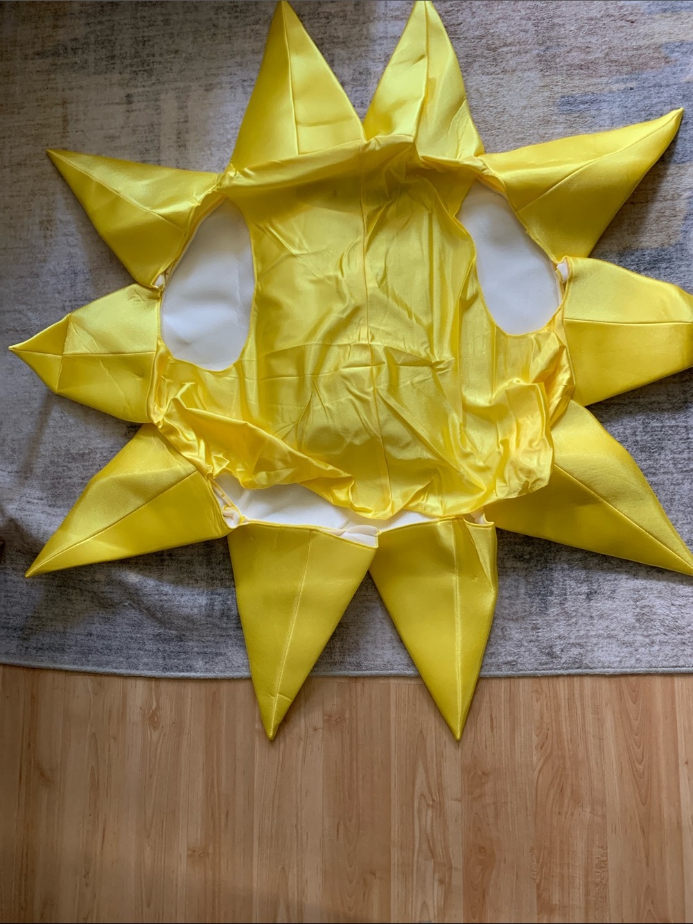 NIB Unisex Sunny Day Yellow Sun Costume by Rasta Imposta - Picture 3 of 13